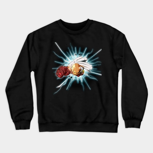 OnePunch Man Crewneck Sweatshirt by Quadalion